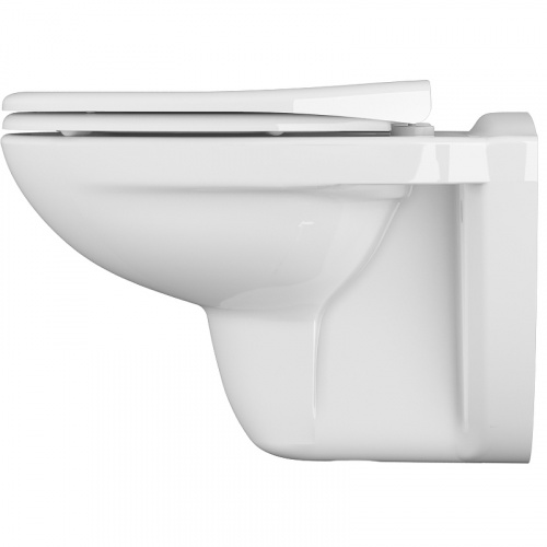 картинка Комплект унитаза с инсталляцией Vitra Normus 9773B003-7202 с сиденьем и кнопкой смыва Хром от магазина Сантехстрой