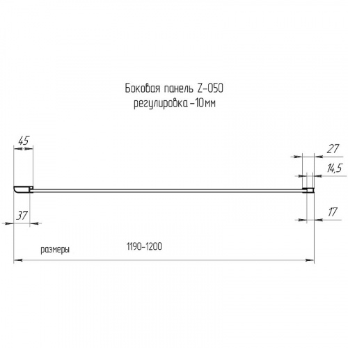 картинка Душевая стенка RGW Z-050-2 120 352205212-11 профиль Хром стекло прозрачное от магазина Сантехстрой