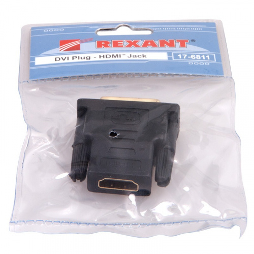 картинка Переходник штекер DVI-I - гнездо HDMI REXANT от магазина Сантехстрой