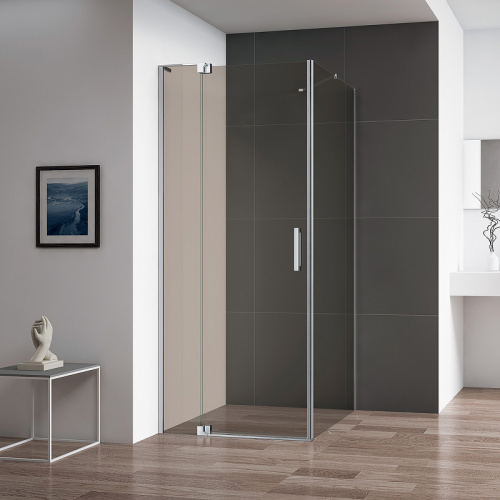 картинка Душевой уголок Cezares Slider 70x100 SLIDER-AH-1-100-70/80-BR-Cr профиль Хром стекло бронзовое от магазина Сантехстрой