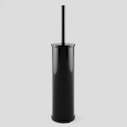 картинка K-1027POLISHED BLACK Щетка для унитаза напольная от магазина Сантехстрой