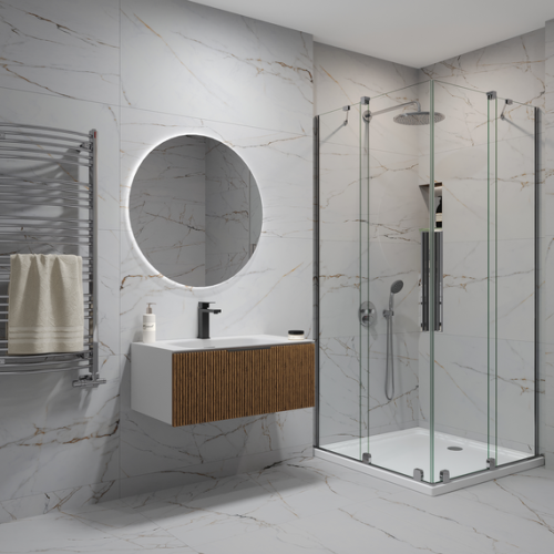 картинка Раковина из авиаля Oliveeka M115W80 белый мат от магазина Сантехстрой