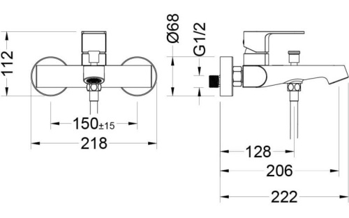 картинка AQ1230CR ОБЕРОН Set 3 в 1 (AQ1210CR+AQ1240CR+AQ2014CR) от магазина Сантехстрой