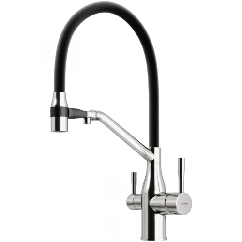 картинка Смеситель для кухни с подключением к фильтру Sancos Orta SC4008BN от магазина Сантехстрой