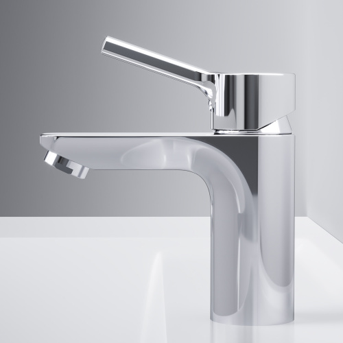 картинка F85B82100 X-Joy S, смеситель для умывальника с д/к, излив 100 мм, хром, шт от магазина Сантехстрой