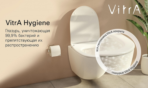 картинка Комплект унитаза с инсталляцией Vitra Normus 9773B003-7202 с сиденьем и кнопкой смыва Хром от магазина Сантехстрой