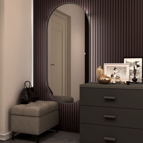 картинка Зеркало Art&Max am-bar-700-1500-ds-f Хром от магазина Сантехстрой
