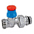 картинка Клапан, R412TG, прямой, 1/2" x 16, НН, хромированный, отвод с герметичной прокладкой от магазина Сантехстрой