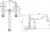 картинка Кухонный смеситель Cezares DIAMOND-LLP-01-Sw настенного монтажа, хром, ручки Swarovski от магазина Сантехстрой