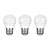 картинка Лампа светодиодная REXANT Шарик (GL) 7.5 Вт E27 713 Лм 4000 K нейтральный свет (3 шт. /уп. ) от магазина Сантехстрой