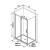 картинка Душевая стенка Ravak Blix Slim BLSPS-80 X9BM40300Z1 профиль Черный стекло Transparent от магазина Сантехстрой