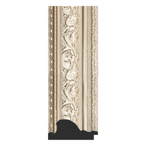 картинка Зеркало Evoform Exclusive 80х60 BY 3400 с фацетом в багетной раме - Виньетка серебро 109 мм от магазина Сантехстрой