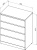 картинка Комод Aquanet Сканди 800x480 Дуб эдгрейн (4 ящика) от магазина Сантехстрой