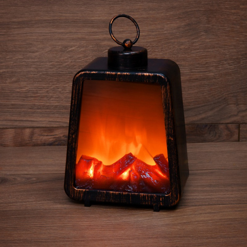 картинка Светодиодный камин Лофт USB с эффектом живого огня 17х10х24.5 см NEON-NIGHT от магазина Сантехстрой