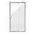 картинка Дверь в нишу Niagara Nova NG-63-9A (90х195) хром,дверь распашная,стекло прозрачное,1 место от магазина Сантехстрой
