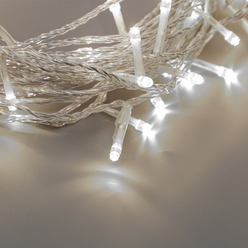 картинка Гирлянда Нить 10м,  с эффектом мерцания,  прозрачный провод,  IP44, 230В,  диоды БЕЛЫЕ,  75LED NEON-NIGHT от магазина Сантехстрой
