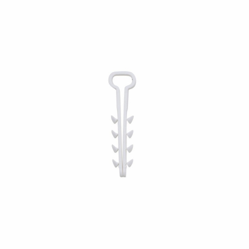 картинка Дюбель-хомут нейлоновый прямоугольный 5-8 мм,  белый (100 шт/уп) REXANT от магазина Сантехстрой