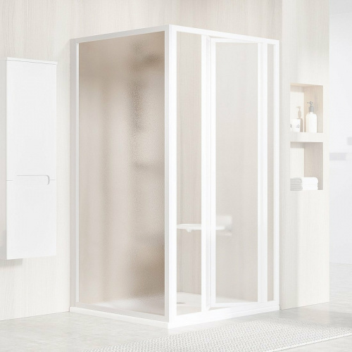 картинка Душевая стенка Ravak Supernova PSS-80 940401O2ZG профиль Белый стекло Grape от магазина Сантехстрой