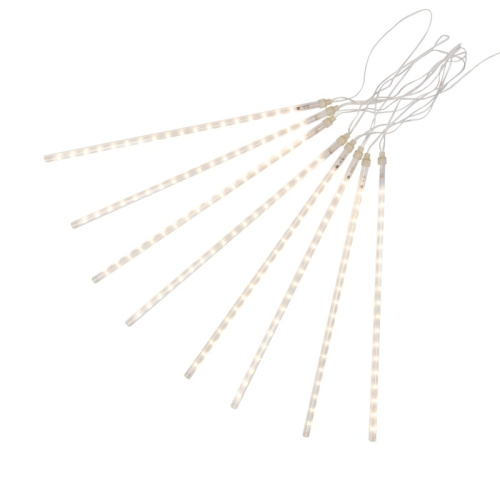 картинка Гирлянда Тающие сосульки светодиодная,  8 шт х 50 см,  шаг 50 см,  230 В,  Теплые Белые светодиоды от магазина Сантехстрой