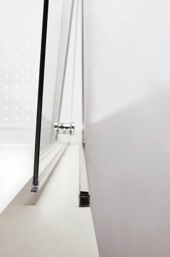 картинка Душевая дверь Cezares Eco 60 ECO-O-B-1-60-P-Cr профиль Хром стекло рифленое от магазина Сантехстрой