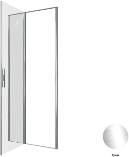 картинка 3.31025.00 PRIORITY, Дверь 8мм, 900мм стекло Optiwhite, Easyclean, хром (294054) от магазина Сантехстрой