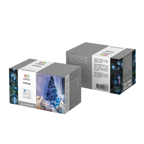 картинка Гирлянда Твинкл Лайт 15 м,  темно-зеленый ПВХ,  120 LED,  цвет синий от магазина Сантехстрой