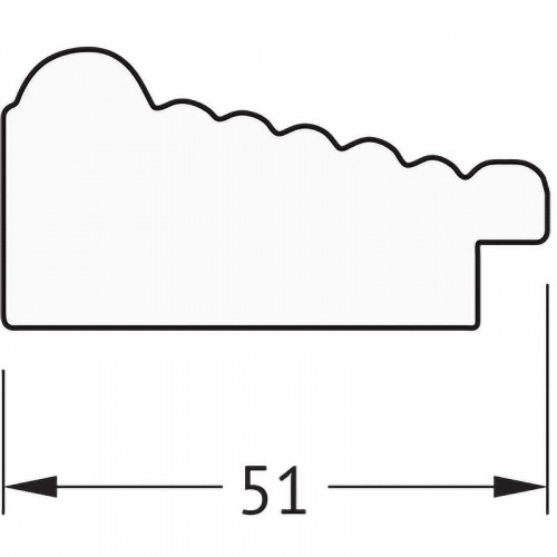 картинка Зеркало Evoform Definite 153х73 BY 1114 в багетной раме - Сухой тростник 51 мм от магазина Сантехстрой