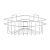 картинка Полка угловая ЧМЗ Кашалот 22,9х22,9х12,5 см., (507-004-01) от магазина Сантехстрой