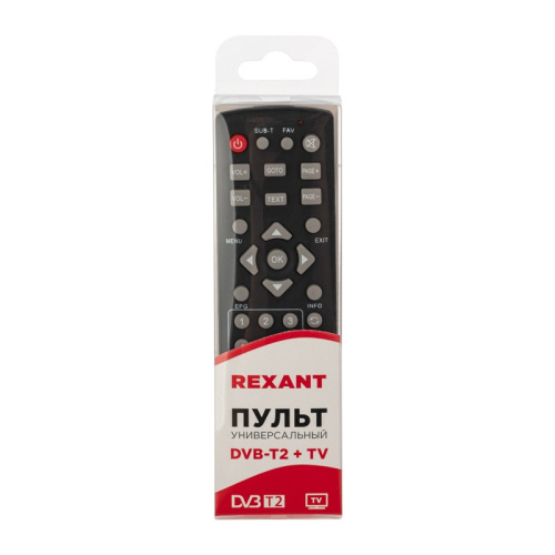 картинка Пульт универсальный для приставки DVB-T2 REXANT от магазина Сантехстрой