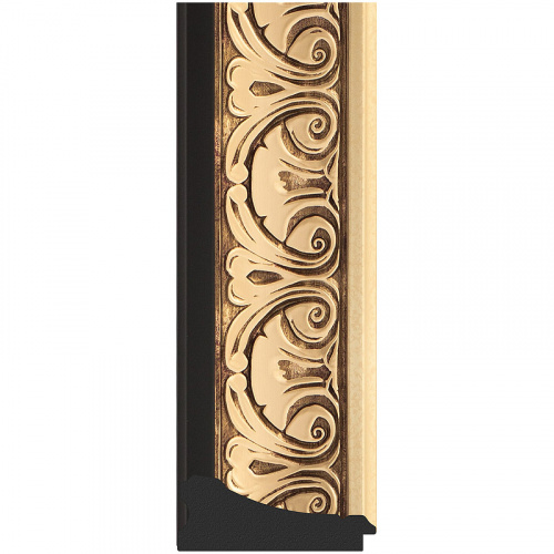 картинка Зеркало Evoform Exclusive-G 77х60 BY 4036 с гравировкой в багетной раме - Барокко золото 106 мм от магазина Сантехстрой