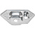 картинка Мойка 9550C MELANA 0,8/180 1,5-я чаша врезная угловая с сифоном (222 С t *7) от магазина Сантехстрой