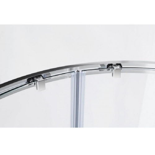 картинка Душевой уголок Cezares Molveno R-1 90х90 профиль Хром стекло прозрачное от магазина Сантехстрой