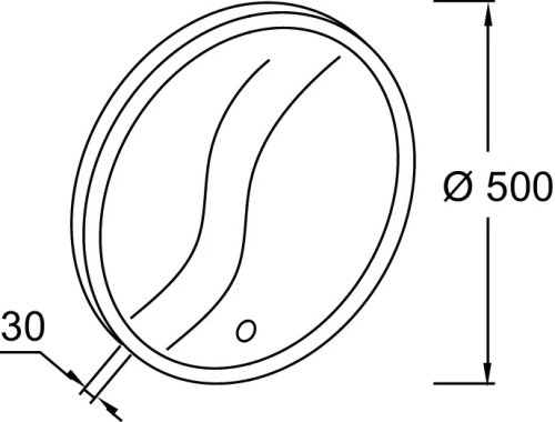 картинка Зеркало Jacob Delafon eb1426-nf Хром от магазина Сантехстрой
