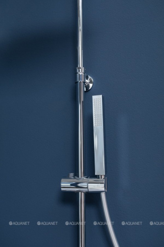 картинка Душевая стойка Aquanet Pragmatic S AF430-70-S-C, с полочкой от магазина Сантехстрой