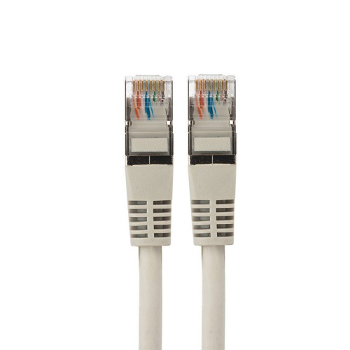 картинка Шнур коммутационный,  патч-корд F/UTP RJ45-RJ45, CAT 5e, LSZH,  серый,  2м REXANT от магазина Сантехстрой