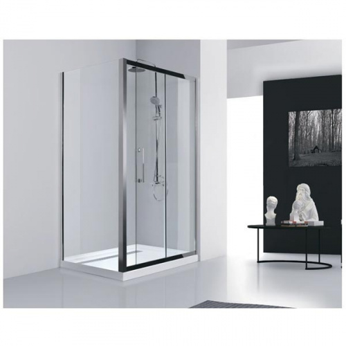 картинка Душевой уголок Aquanet Delta NPE1131 120x80 профиль Хром, стекло прозрачное от магазина Сантехстрой