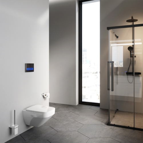 картинка C50A1700SC Inspire V2.0 подвесной унитаз FlashClean с сиденьем микролифт от магазина Сантехстрой