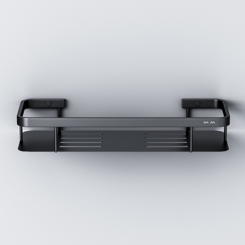 картинка A7453122 Sense L Полка для душа прямая, черный от магазина Сантехстрой