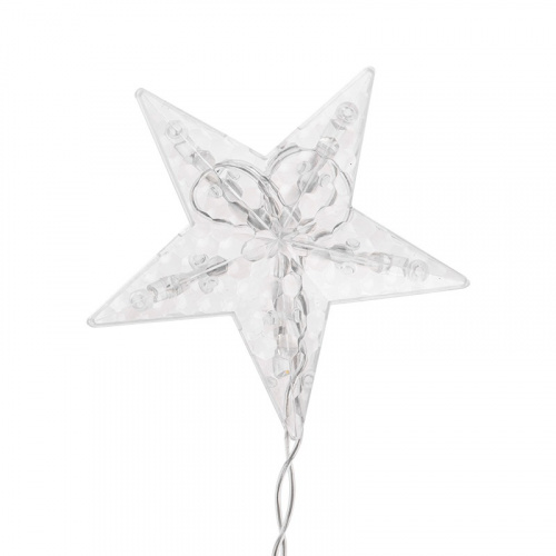 картинка Гирлянда Арка со звездами 2,5х1,2м,  136LED,  теплый белый,  с контроллером 8 режимов,  230В NEON-NIGHT от магазина Сантехстрой