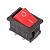 картинка Выключатель клавишный 250V 6А (2с) ON-OFF красный Mini (RWB-201, SC-768) REXANT от магазина Сантехстрой