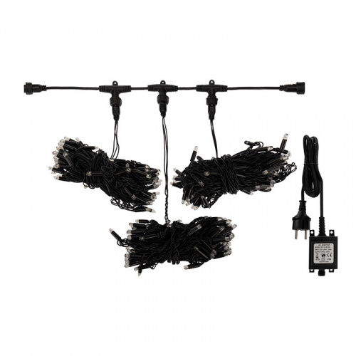 картинка Гирлянда LED ClipLight 24V,  3 нити по 10 метров,  цвет диодов Белый от магазина Сантехстрой