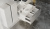картинка Тумба под раковину Jorno Stone 100 Stn.01.100/P/W/JR подвесная Белая от магазина Сантехстрой
