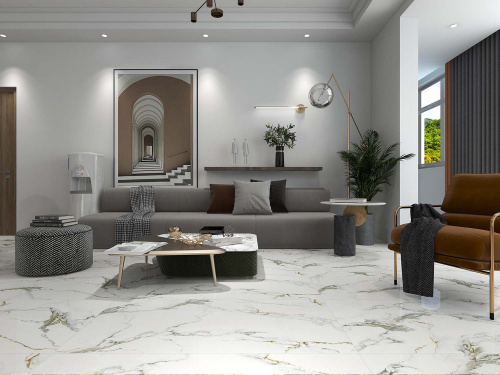 картинка Плитка керамогранитная AZARIO CALACATTA GOLD 60x120 Carving (H18004002G) от магазина Сантехстрой