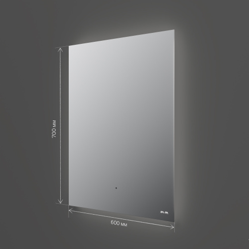 картинка M85MOX10601S X-Joy Зеркало с интерьерной Led подсветкой, ИК-сенсором, 60 см от магазина Сантехстрой