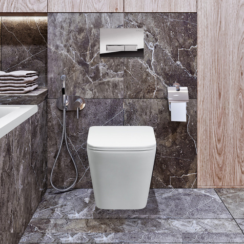 картинка Унитаз BelBagno Due BB3103CHR/SC подвесной с сиденьем Микролифт от магазина Сантехстрой