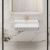 картинка Раковина Solid Surface Vincea VWB-6SG75MW, 750*460*120, подвесная, цвет белый матовый от магазина Сантехстрой