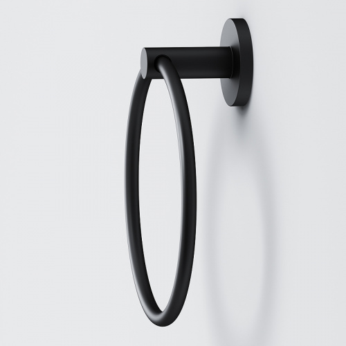 картинка A85A34422 X-Joy, Кольцо для полотенец, черный от магазина Сантехстрой
