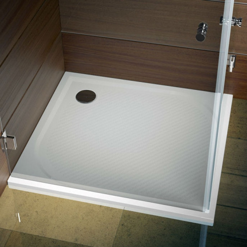 картинка Душевой поддон из искусственного камня Riho Kolping 90x90 D004005005 (DB2100500000000) Белый с антискользящим покрытием от магазина Сантехстрой