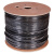 картинка Кабель витая пара SF/UTP,  CAT 5e, PE,  4PR,  24AWG, OUTDOOR, SOLID,  черный,  305м,  REXANT от магазина Сантехстрой