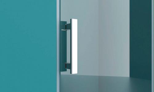 картинка Душевая дверь BelBagno Kraft 120 KRAFT-B-12-60/60-C-Cr-R профиль Хром стекло прозрачное от магазина Сантехстрой